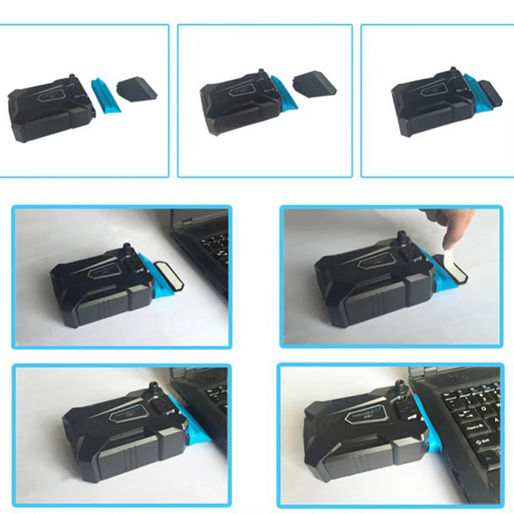 Portable Side Laptop USB Cooler Air External Extracting Cooling Fan Base Laptop Cooling Pad