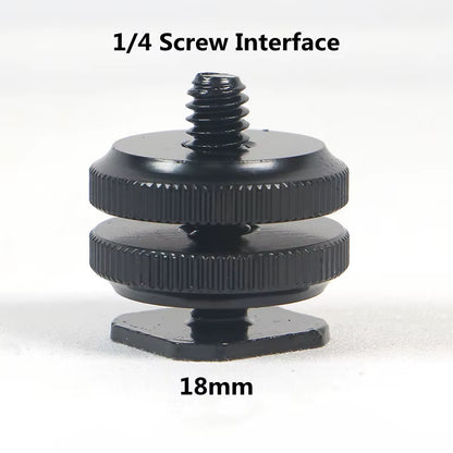 Tablet Stand Bracket Ring Light Ball Head Tripod Adapter Photography Camera Hot Shoe Phone Clip Replacement Parts Accessory