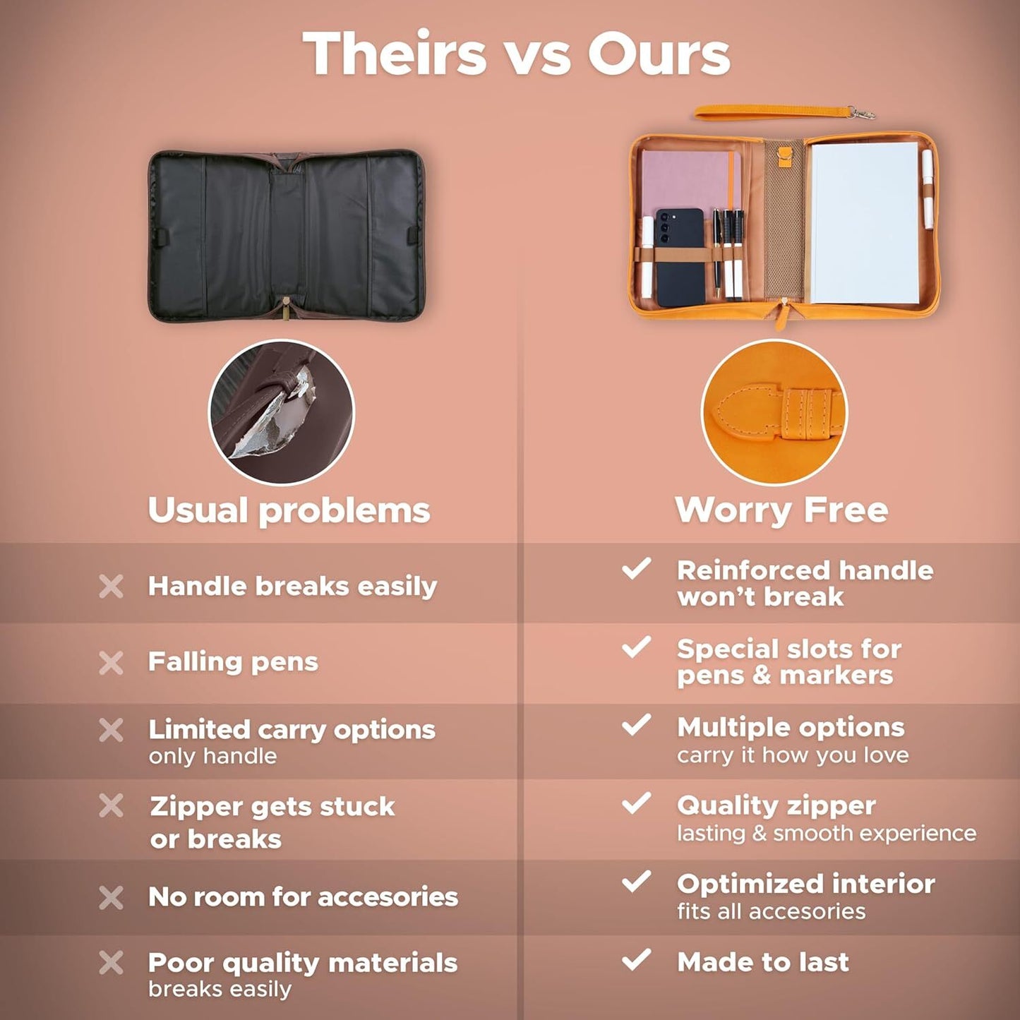 Large Bible Cover Case for Women (11"X8"X2.5") PU Leather Bible Cover for Girl