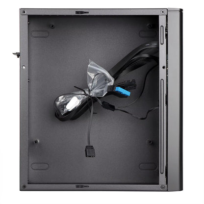 D32R Mini ITX Case, SFF Small Form Factor, Mini-Tower HTPC Computer Cases, Vented Panels 0.8Mm SPCC PC Chassis