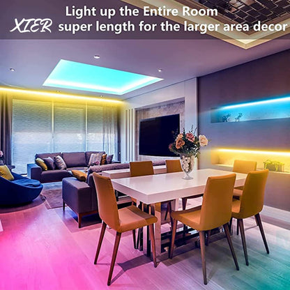 Transform Your Space with ZOZOO Smart LED Strip Lights - Bluetooth Control, Music Sync & Color Changing for Ultimate Bedroom & Party Ambiance!