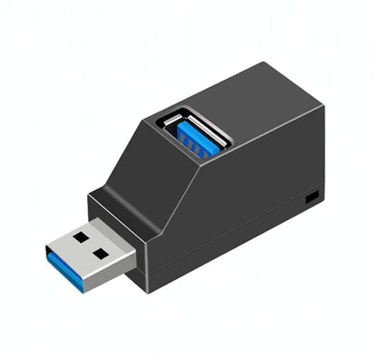 2 Pcs 3 Port USB 3.0 Hub Portable High Speed Splitter Box for PC Notebook Laptop