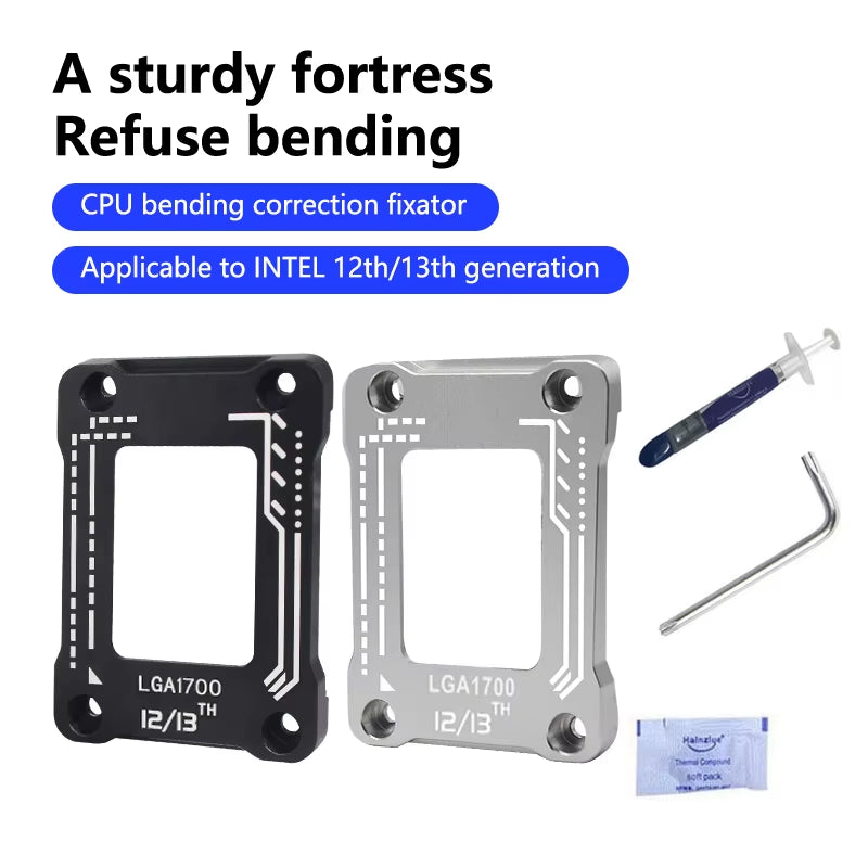Desktop Computer Motherboard CPU Bracket LGA1700 Anti-Pressure Bending Base Correcting Frame Processor Cover