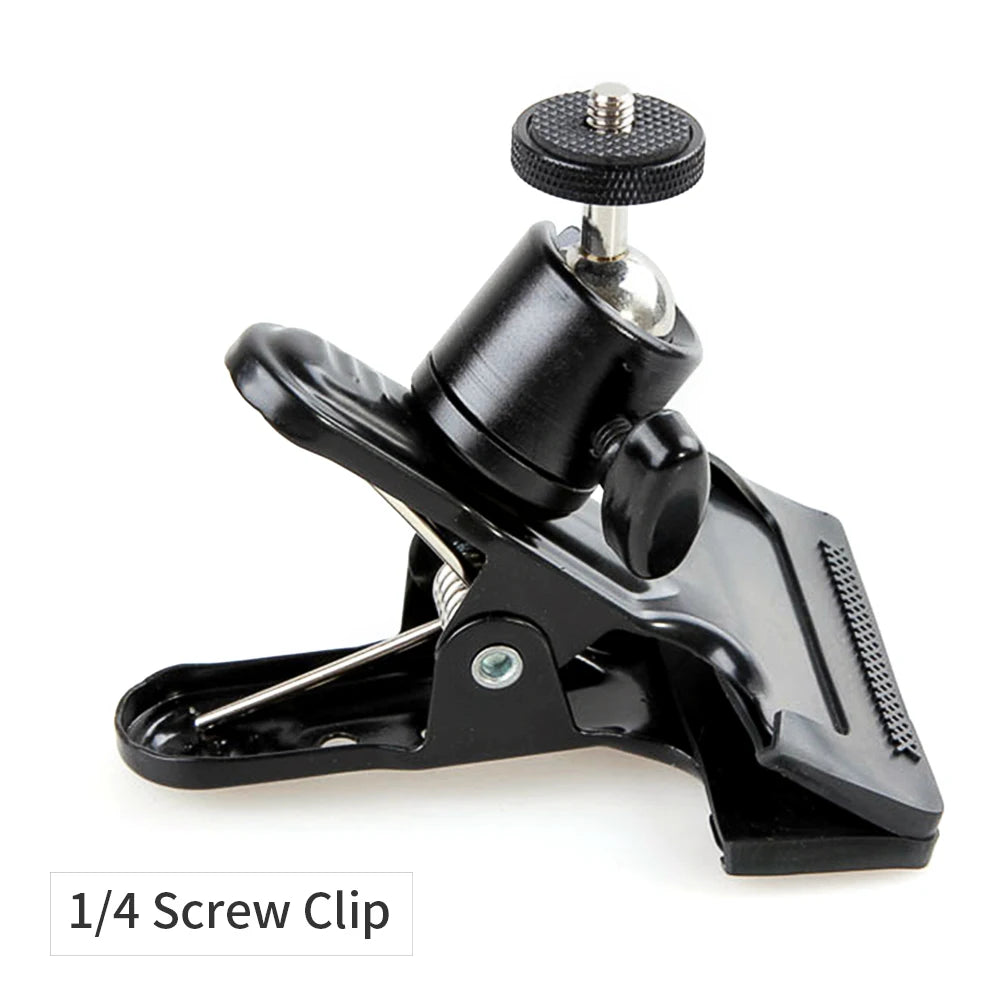 Tablet Stand Bracket Ring Light Ball Head Tripod Adapter Photography Camera Hot Shoe Phone Clip Replacement Parts Accessory