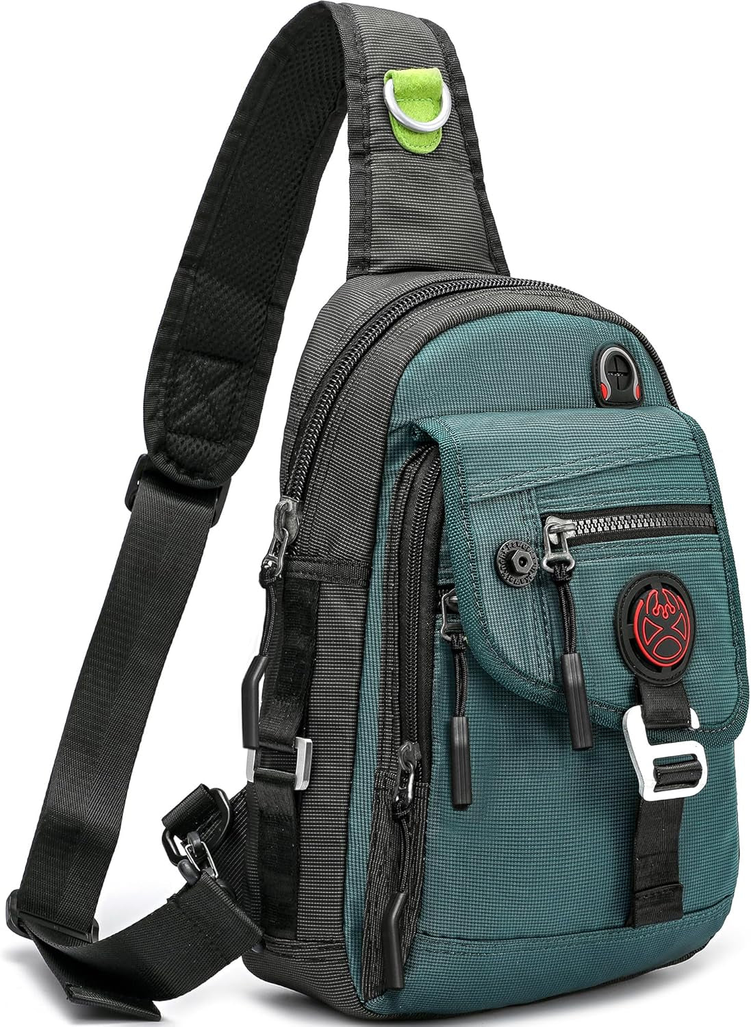 Sling Bag Chest Shoulder Backpack Crossbody Bags for Tablet Laptop Outdoor Hiking Men Women