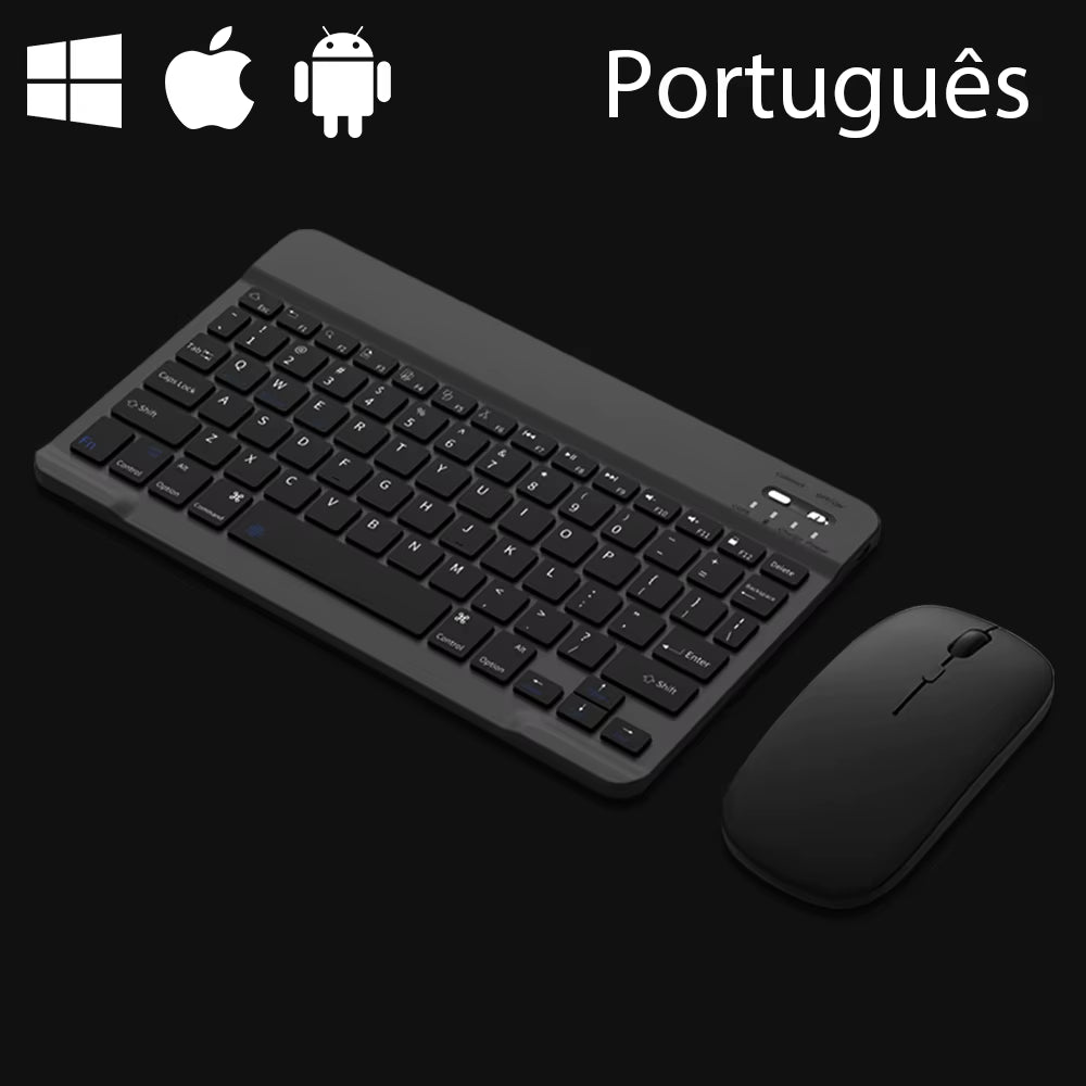Bluetooth Keyboard for IOS Android Windows Wireless Keyboard for Tablet Cellphone Tablet Accessories for Ipad Samsung Tab Mouse