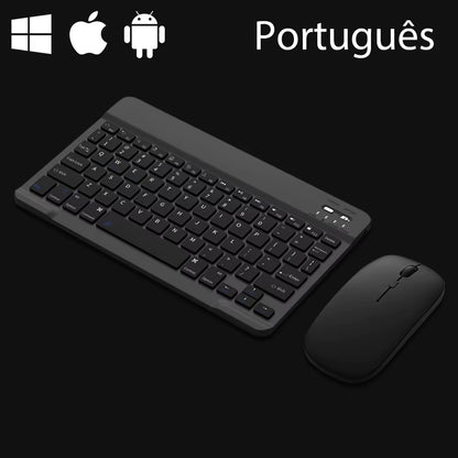 Bluetooth Keyboard for IOS Android Windows Wireless Keyboard for Tablet Cellphone Tablet Accessories for Ipad Samsung Tab Mouse
