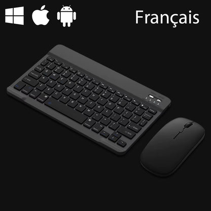 Bluetooth Keyboard for IOS Android Windows Wireless Keyboard for Tablet Cellphone Tablet Accessories for Ipad Samsung Tab Mouse