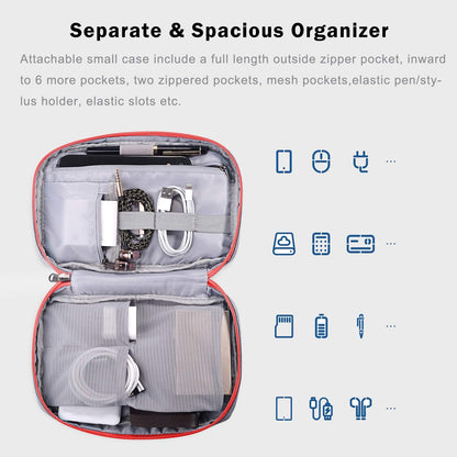 Laptop Sleeve Case 13 14 Inch Compatible with Macbook Air 13 M2/M3/M4, Macbook Pro 13/14,13.5”Surface Laptop 4/5,Chromebook 14,2 in 1 Waterproof Computer Bag with Detachable Accessory Pouch