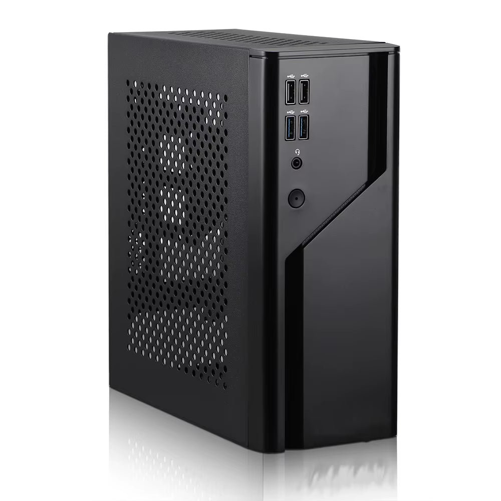 D32R Mini ITX Case, SFF Small Form Factor, Mini-Tower HTPC Computer Cases, Vented Panels 0.8Mm SPCC PC Chassis