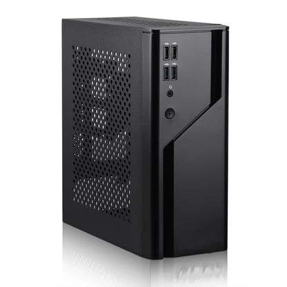 D32R Mini ITX Case, SFF Small Form Factor, Mini-Tower HTPC Computer Cases, Vented Panels 0.8Mm SPCC PC Chassis