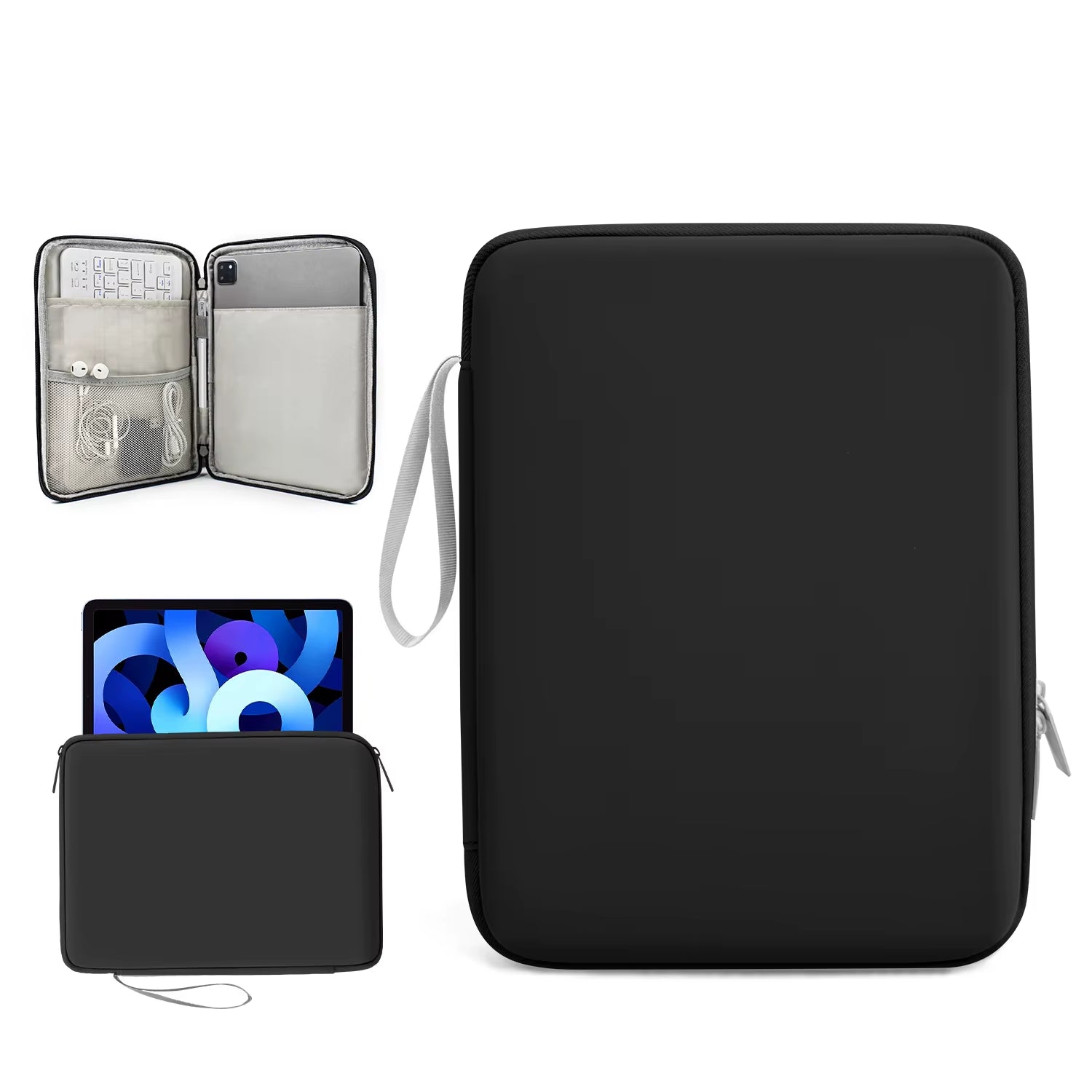 Tablet Cases Bag Sleeve 7.9-12.9 Inch Tablet Pouch for Ipad Air Case Pro Samsung Xiaomi Tablet Pouch Shockproof Multi Pockets