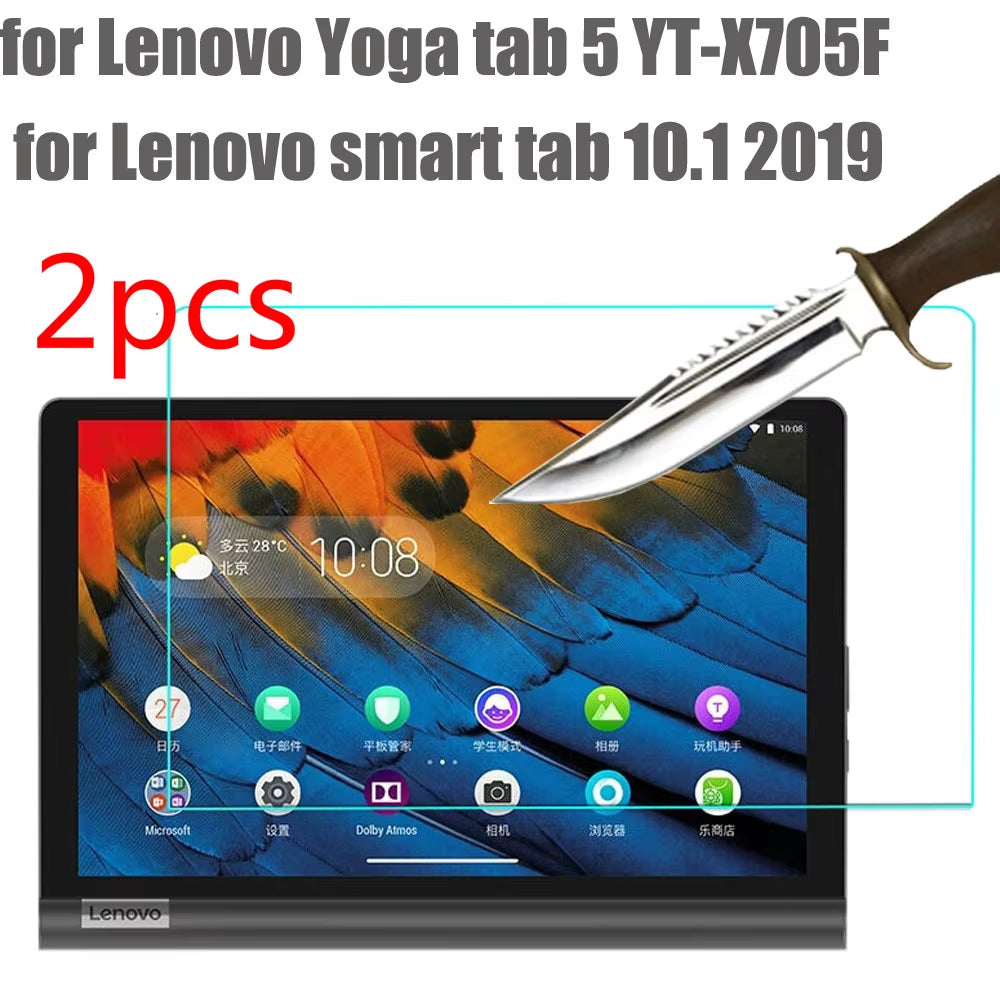 Tempered Glass Guard Flim Screen Protector  Yoga Tab 5 2019 10.1  Smart Tab Yt-X705F Tablet Screen Protector