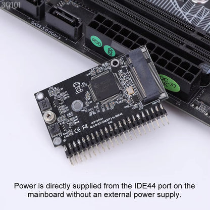 M.2 NGFF SATA SSD to 2.5 IDE SATA SSD Converter Driver-Free Adaptor Convertor for Notebook Laptop Desktop Computer and More