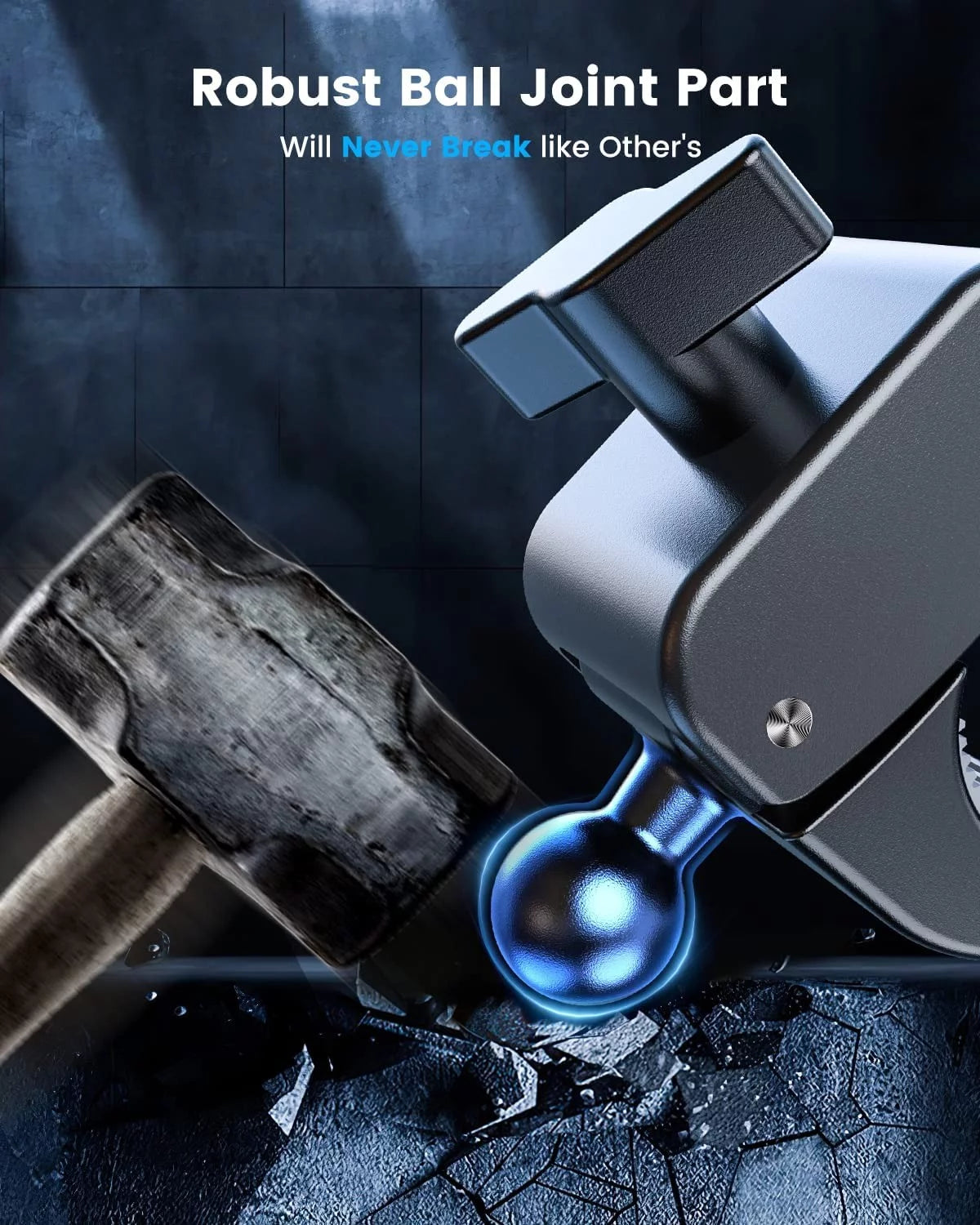 Motorcycle Phone Mount Bike Phone Holder, Auto Lock Adjustable Handlebar Phone Holder Mount for 4.7"-7" Cell Phones