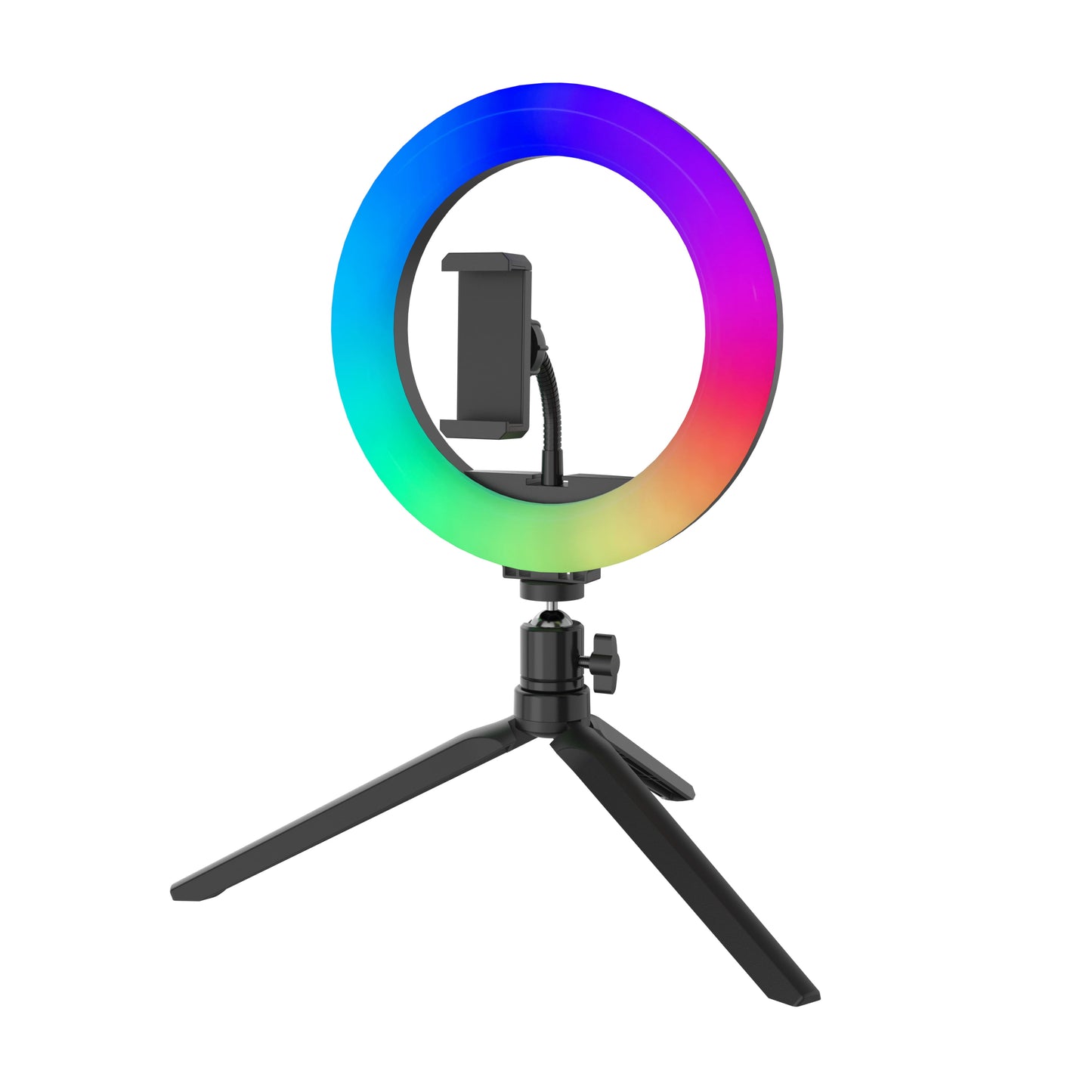 8" Tabletop RGB LED Ring Light with Tripod