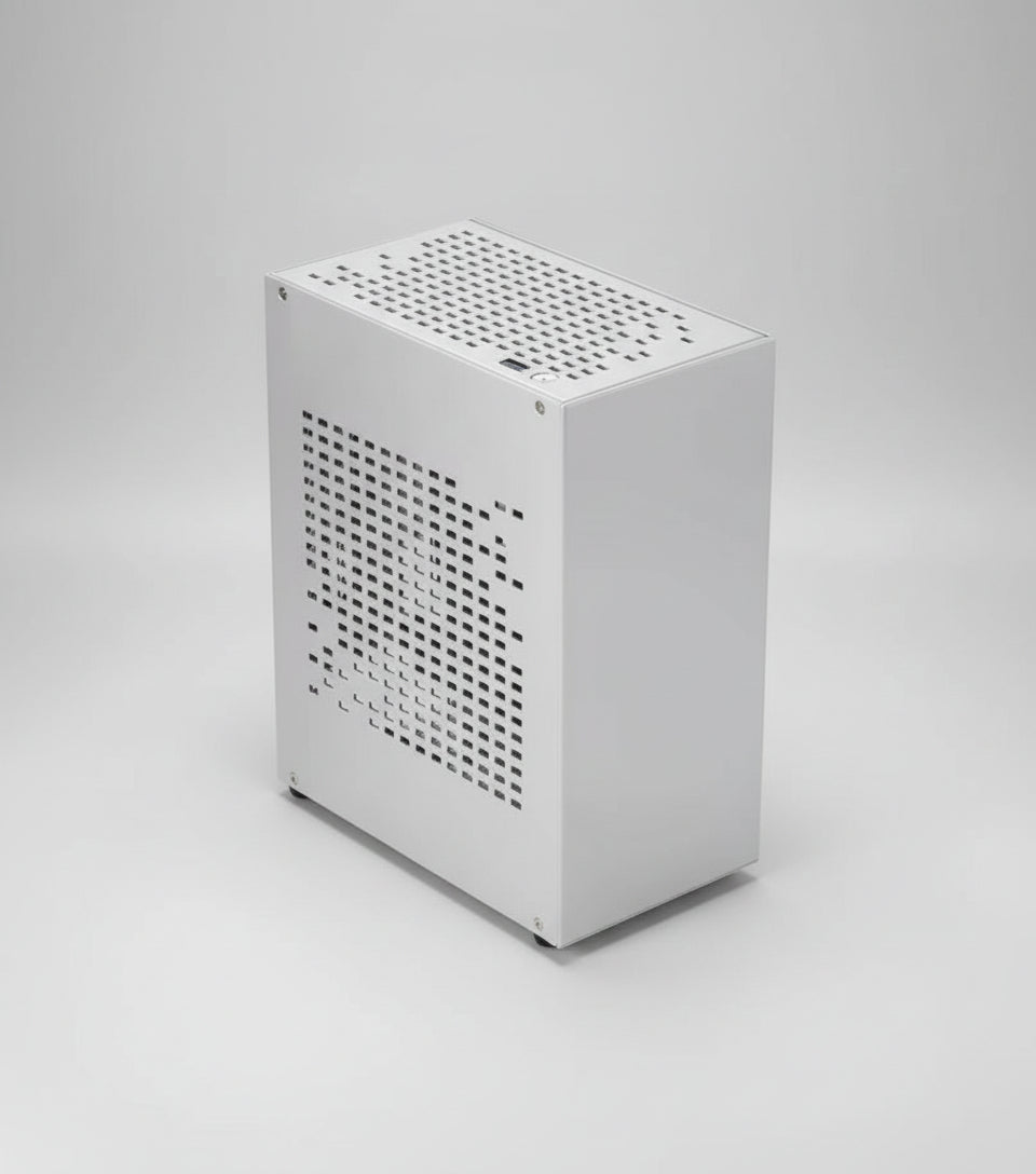 Aluminum HTPC Mini ITX PC Case with PCIE 3.0 Cable Mini ITX Chassis Game Computer Case Support Graphics Card RTX2070 I5 Mini