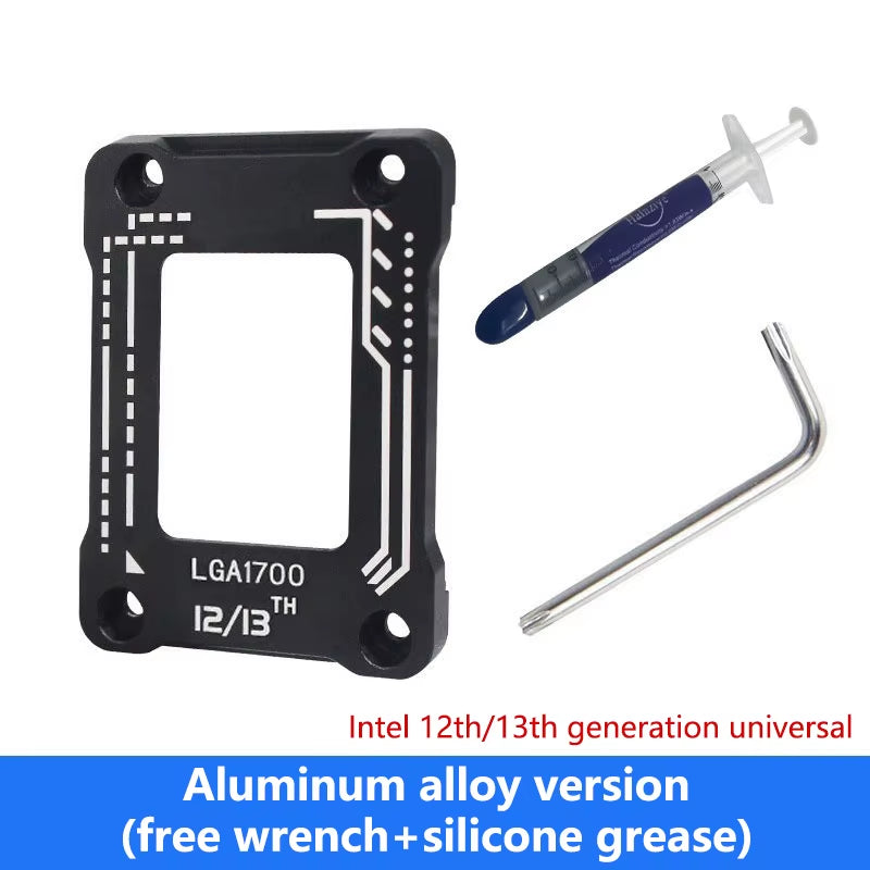 Desktop Computer Motherboard CPU Bracket LGA1700 Anti-Pressure Bending Base Correcting Frame Processor Cover