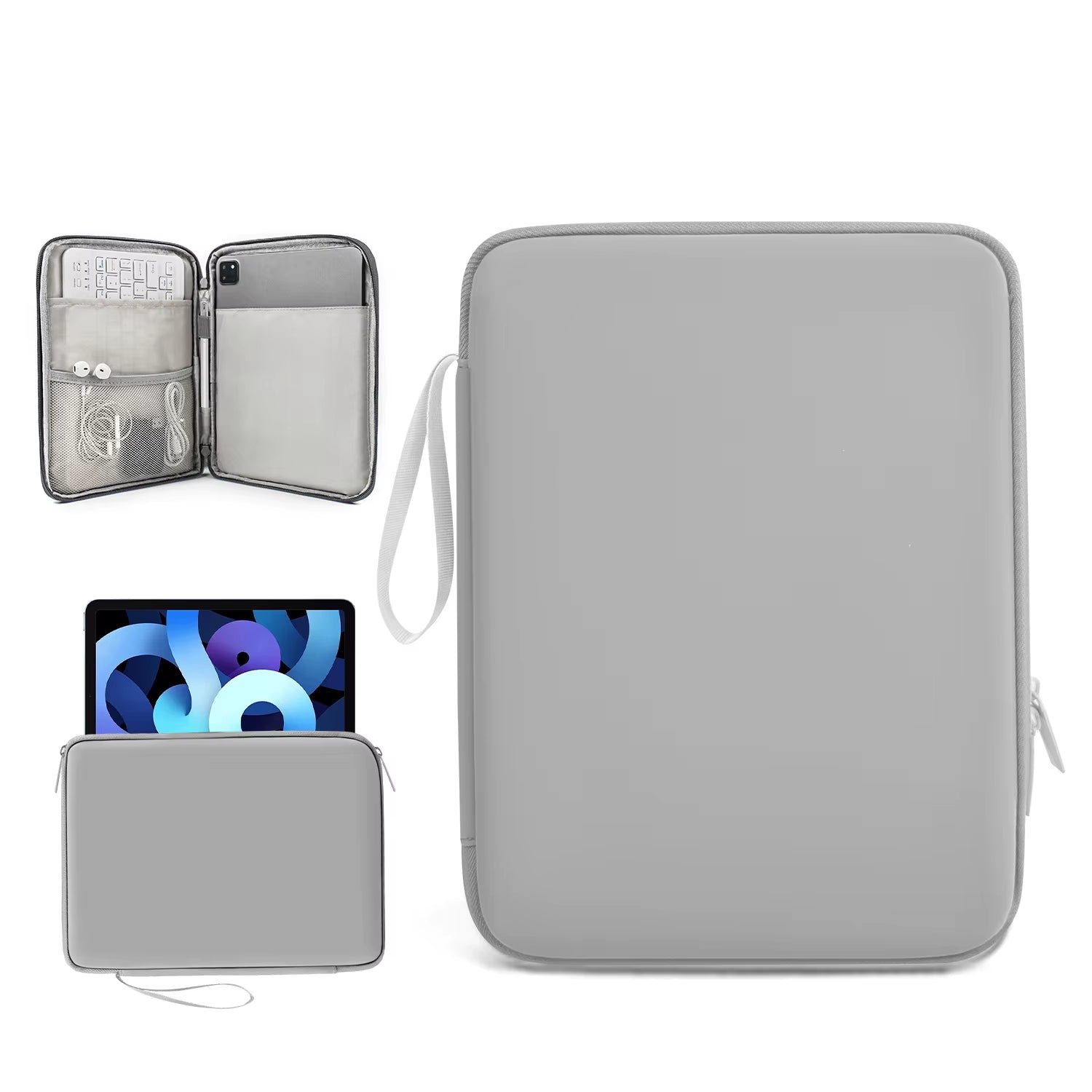 Tablet Cases Bag Sleeve 7.9-12.9 Inch Tablet Pouch for Ipad Air Case Pro Samsung Xiaomi Tablet Pouch Shockproof Multi Pockets