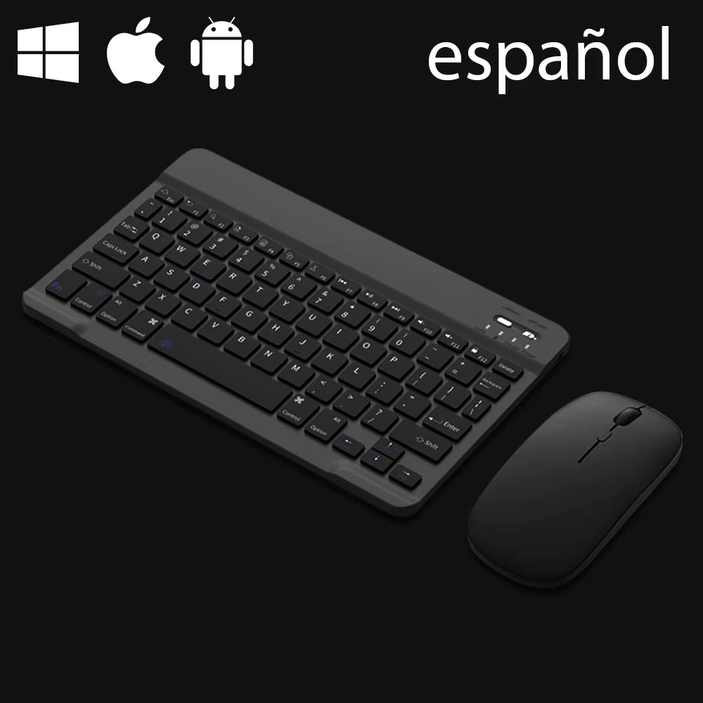 Bluetooth Keyboard for IOS Android Windows Wireless Keyboard for Tablet Cellphone Tablet Accessories for Ipad Samsung Tab Mouse