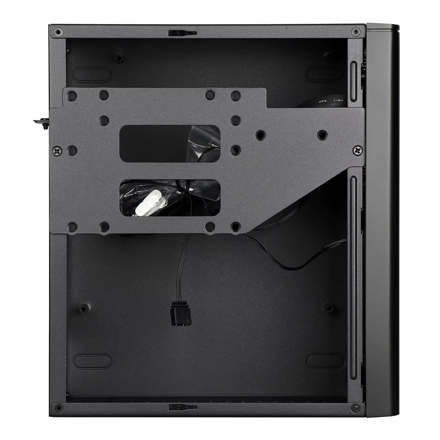 D32R Mini ITX Case, SFF Small Form Factor, Mini-Tower HTPC Computer Cases, Vented Panels 0.8Mm SPCC PC Chassis
