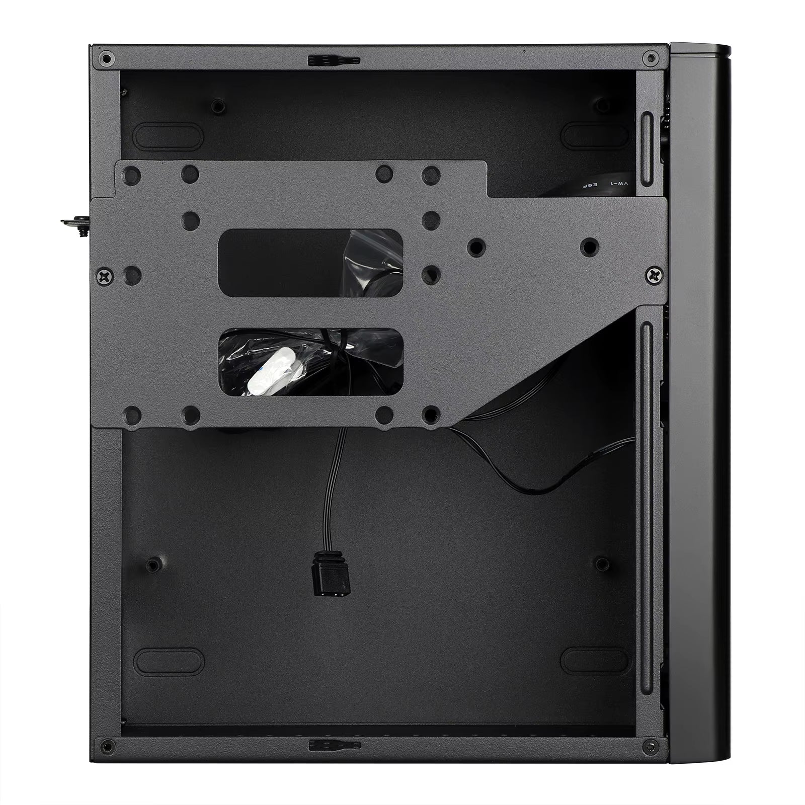 D32R Mini ITX Case, SFF Small Form Factor, Mini-Tower HTPC Computer Cases, Vented Panels 0.8Mm SPCC PC Chassis