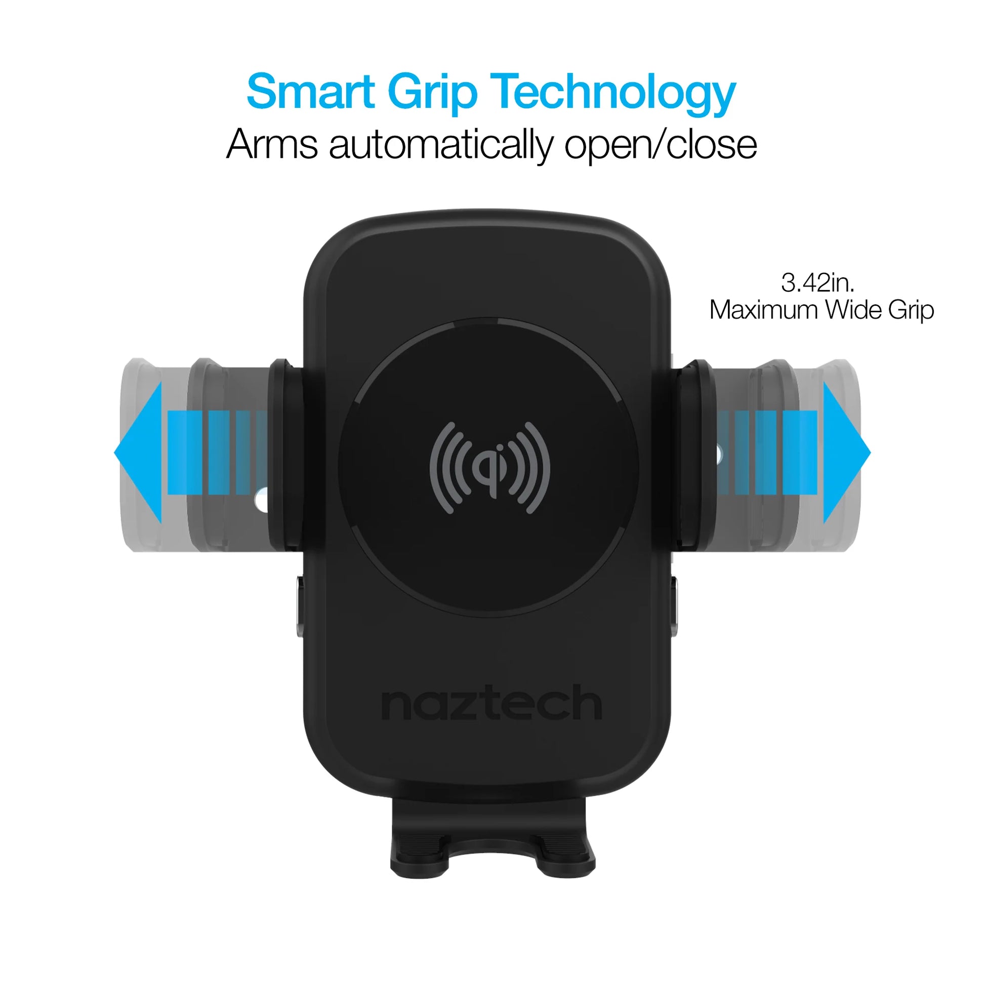 Naztech Smart Grip Wireless Charging Car Mount