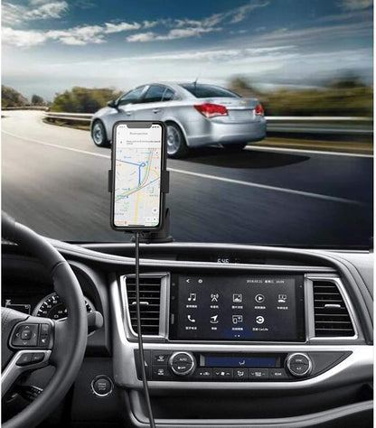 Cargador Rapido Inalambrico Para Auto Coche Cargador De Carro Samsung Y Iphone