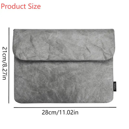 28X21Cm Vintage/Retro Style Tyvek Paper Tablet Sleeve Case, Bag for Ipad, Ipad Pro, Water Repellent, Scrapbooking Stickers Bags