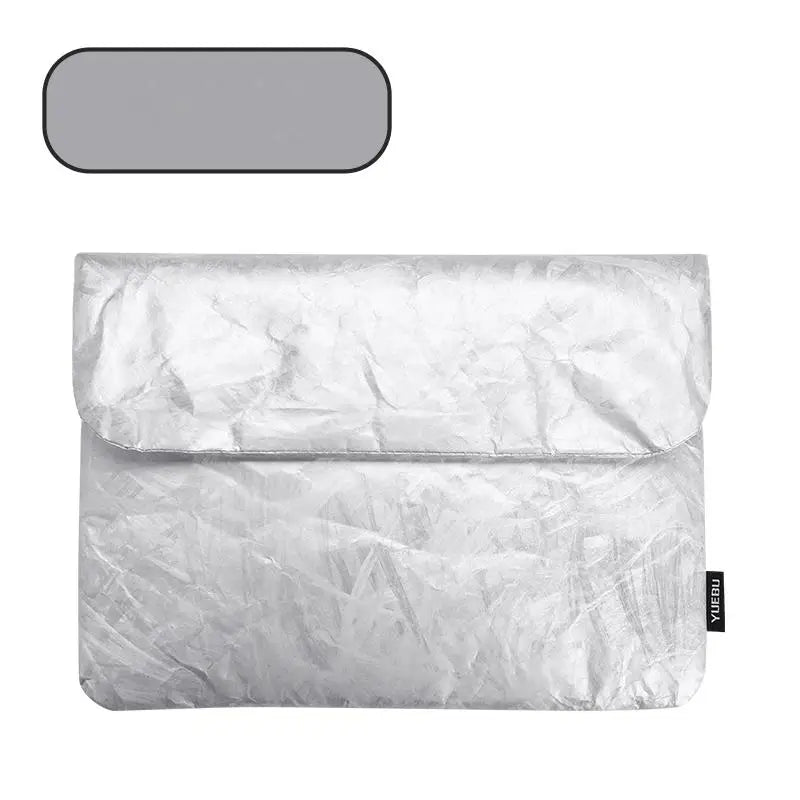 28X21Cm Vintage/Retro Style Tyvek Paper Tablet Sleeve Case, Bag for Ipad, Ipad Pro, Water Repellent, Scrapbooking Stickers Bags