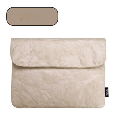 28X21Cm Vintage/Retro Style Tyvek Paper Tablet Sleeve Case, Bag for Ipad, Ipad Pro, Water Repellent, Scrapbooking Stickers Bags