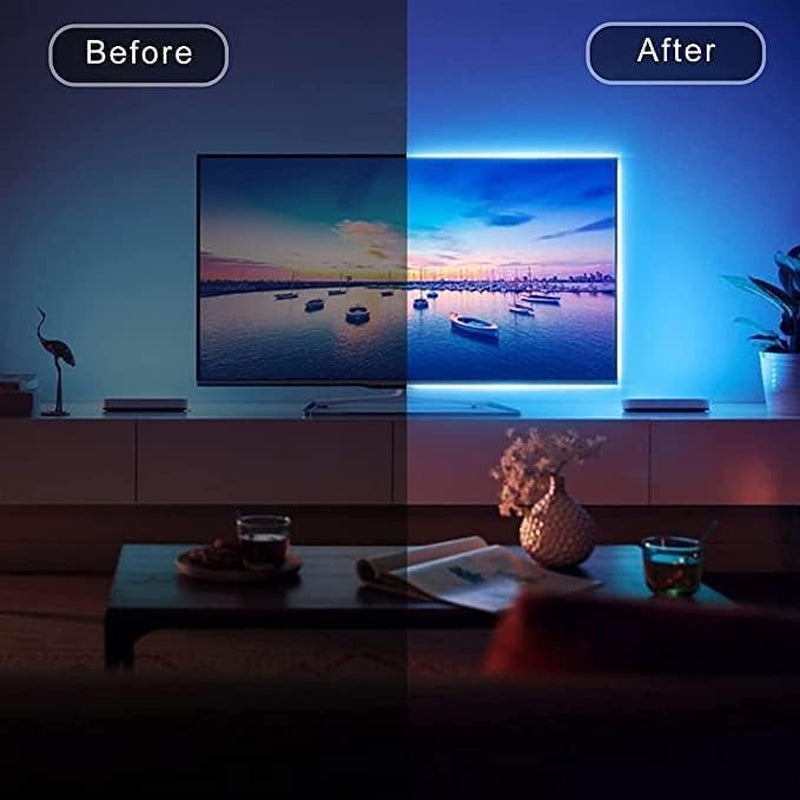 Transform Your Space with ZOZOO Smart LED Strip Lights - Bluetooth Control, Music Sync & Color Changing for Ultimate Bedroom & Party Ambiance!