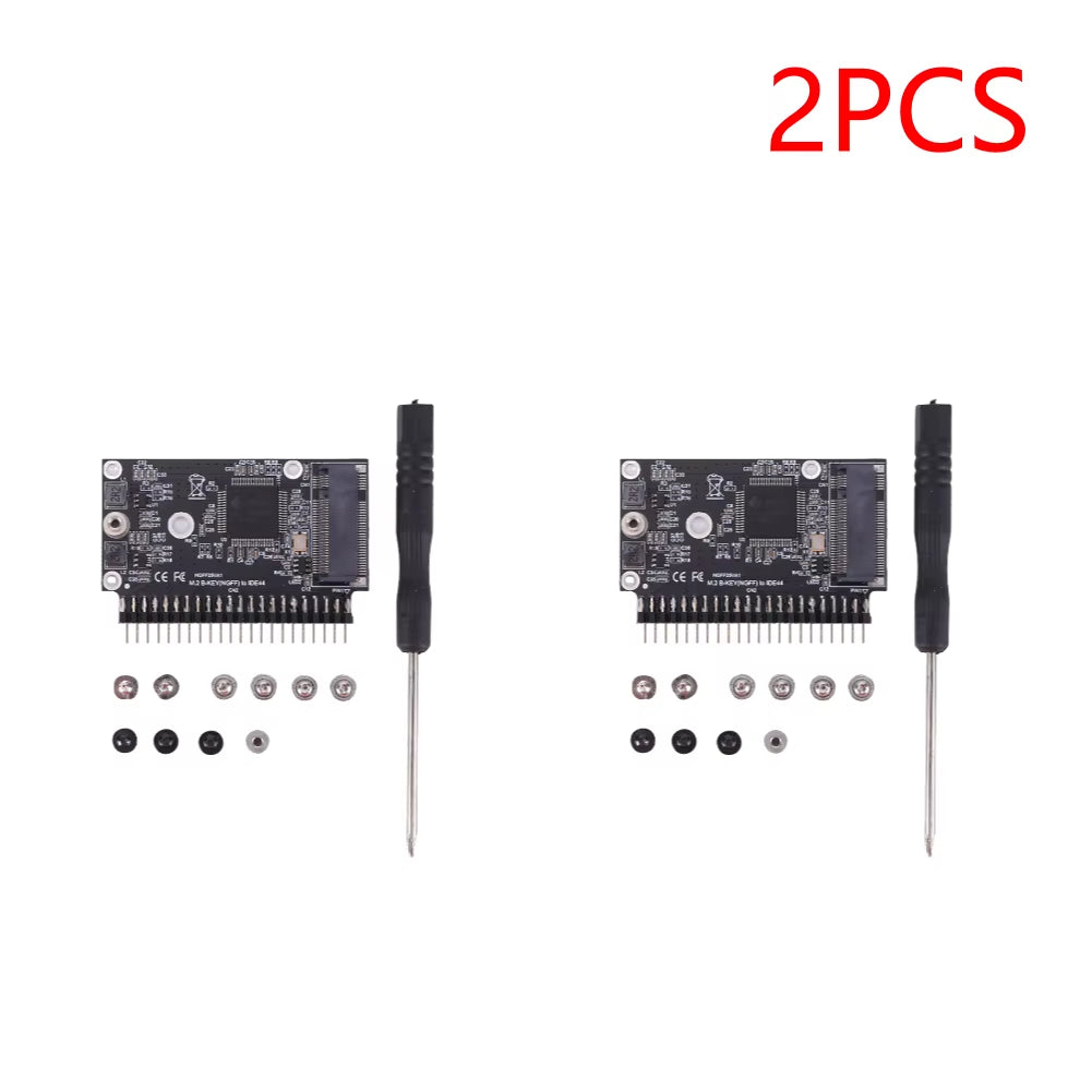 M.2 NGFF SATA SSD to 2.5 IDE SATA SSD Converter Driver-Free Adaptor Convertor for Notebook Laptop Desktop Computer and More