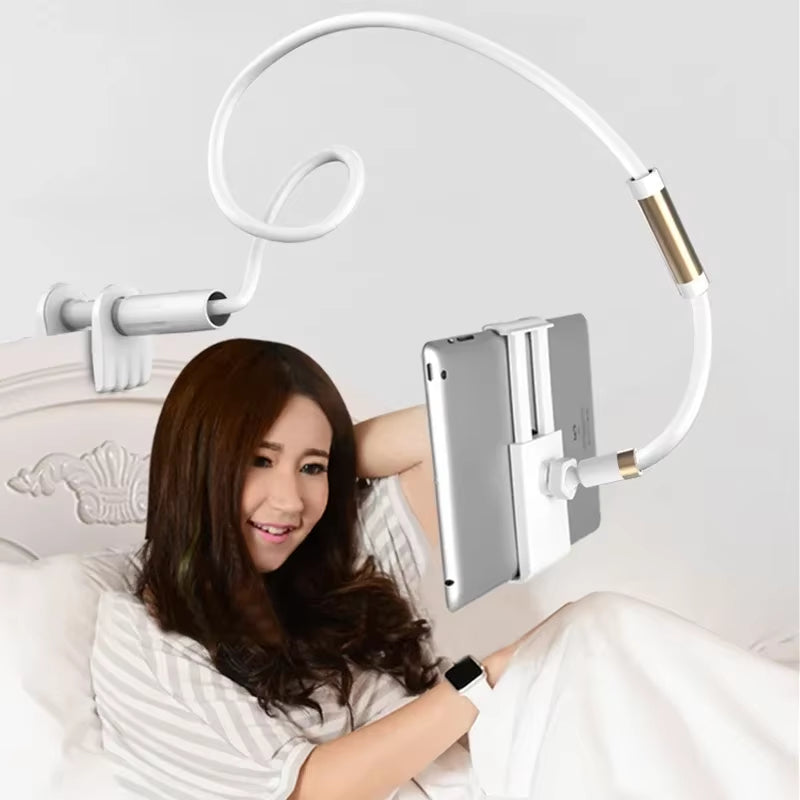 Desktop Phone Tablet Stands 130Cm Tablet Holder Adjustable Mount for Tablet 4.0 to 11 Inch Bed Tablet PC Stand Metal Support