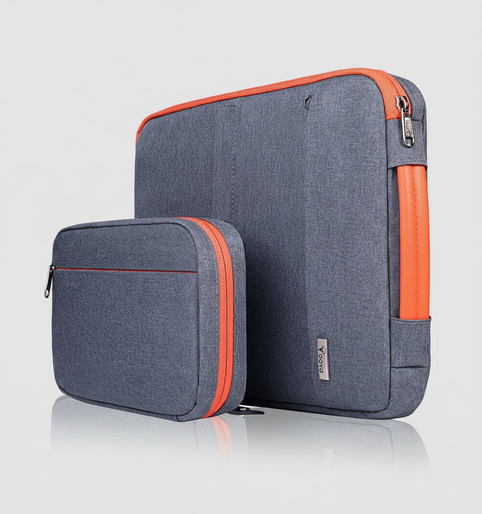 Laptop Sleeve Case 13 14 Inch Compatible with Macbook Air 13 M2/M3/M4, Macbook Pro 13/14,13.5”Surface Laptop 4/5,Chromebook 14,2 in 1 Waterproof Computer Bag with Detachable Accessory Pouch