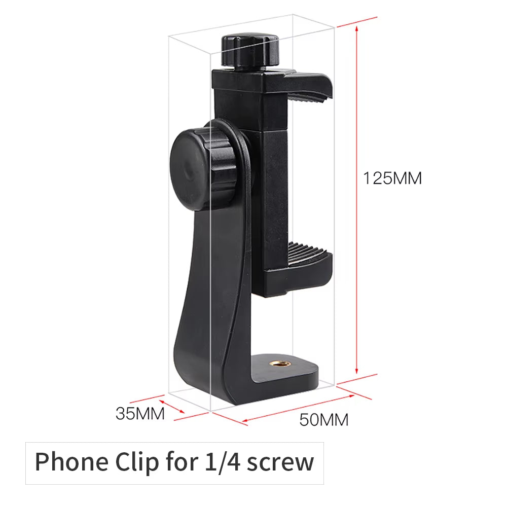 Tablet Stand Bracket Ring Light Ball Head Tripod Adapter Photography Camera Hot Shoe Phone Clip Replacement Parts Accessory