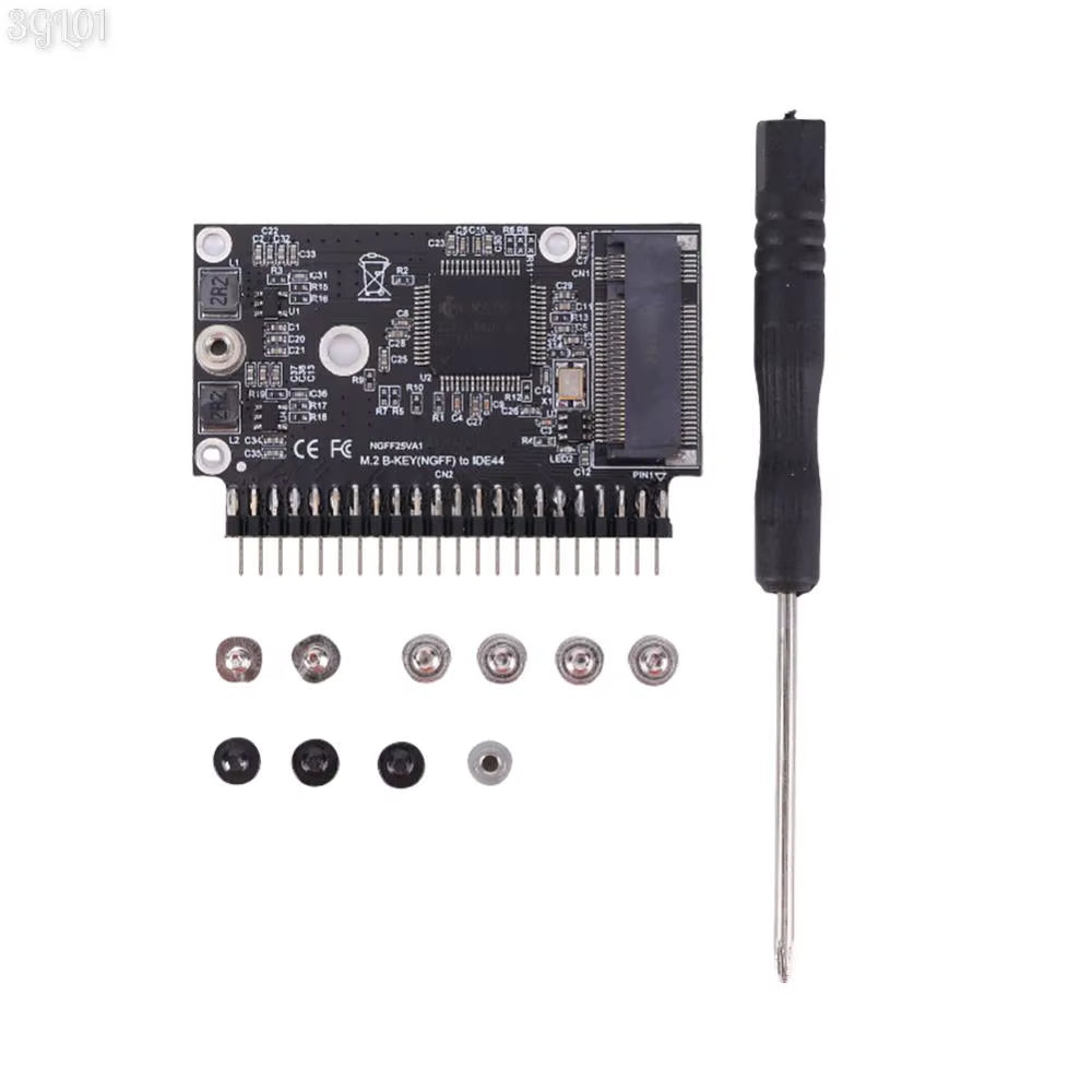 M.2 NGFF SATA SSD to 2.5 IDE SATA SSD Converter Driver-Free Adaptor Convertor for Notebook Laptop Desktop Computer and More