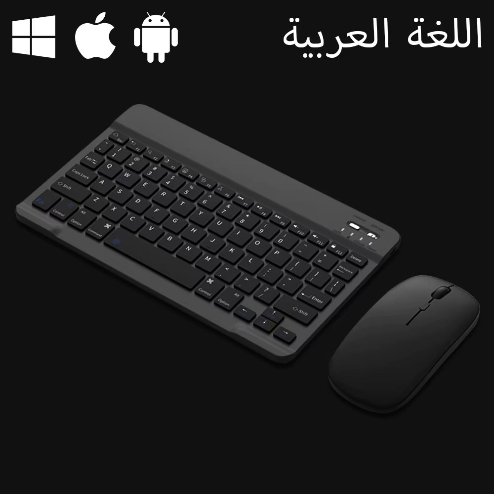 Bluetooth Keyboard for IOS Android Windows Wireless Keyboard for Tablet Cellphone Tablet Accessories for Ipad Samsung Tab Mouse