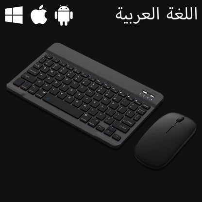 Bluetooth Keyboard for IOS Android Windows Wireless Keyboard for Tablet Cellphone Tablet Accessories for Ipad Samsung Tab Mouse