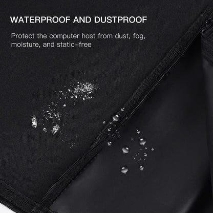 Computer CPU Dust Cover, Waterproof Desktop PC Mid-Tower Computer Host Dustproof