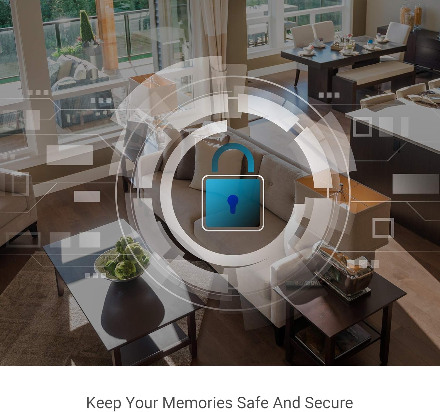 1080P Mini Wifi Pet Camera Two-Way Audio Smart Home Camera with Night Vision, Compatible with Alexa & the Google Assistant (2 Pack)