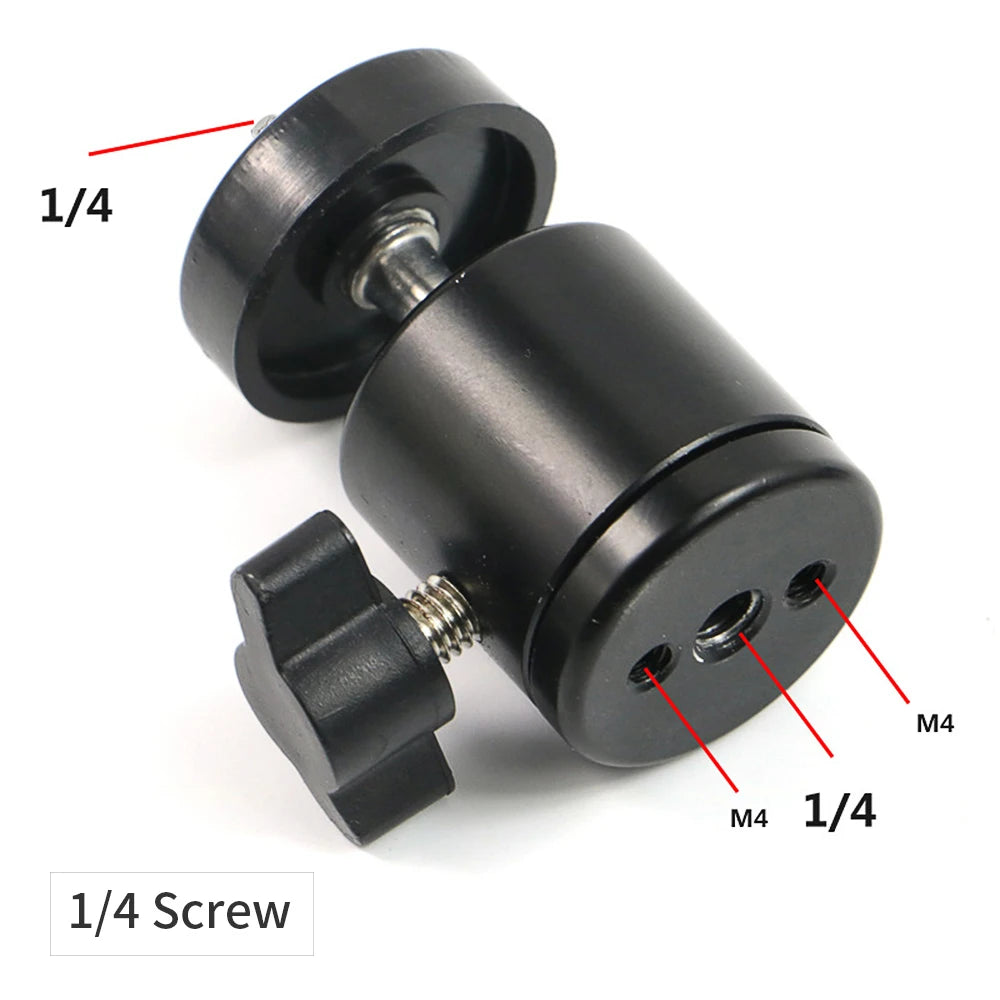 Tablet Stand Bracket Ring Light Ball Head Tripod Adapter Photography Camera Hot Shoe Phone Clip Replacement Parts Accessory