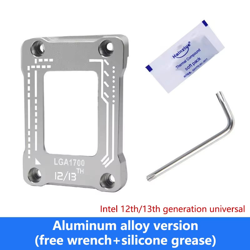 Desktop Computer Motherboard CPU Bracket LGA1700 Anti-Pressure Bending Base Correcting Frame Processor Cover