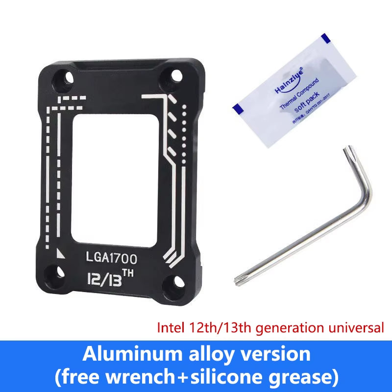 Desktop Computer Motherboard CPU Bracket LGA1700 Anti-Pressure Bending Base Correcting Frame Processor Cover