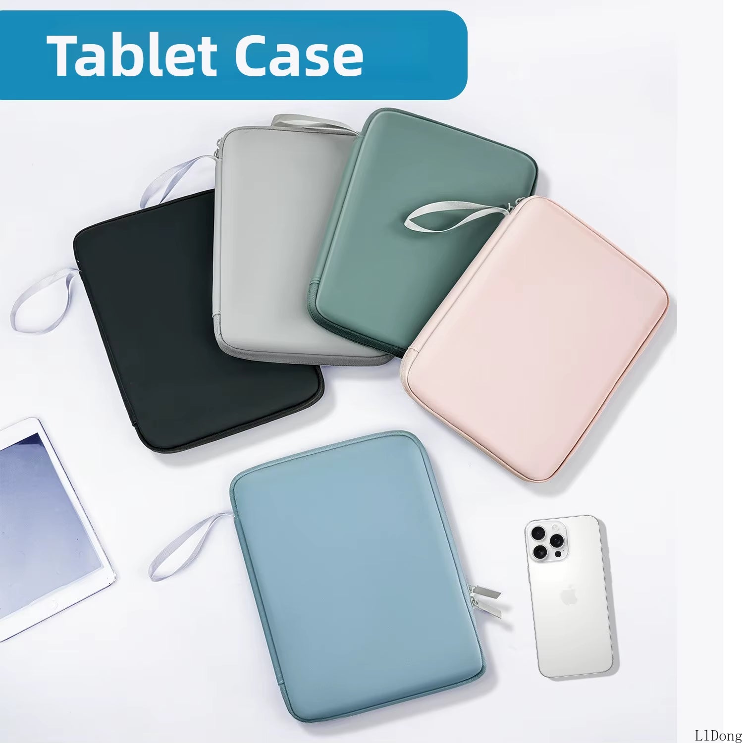 Tablet Cases Bag Sleeve 7.9-12.9 Inch Tablet Pouch for Ipad Air Case Pro Samsung Xiaomi Tablet Pouch Shockproof Multi Pockets