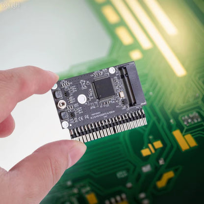 M.2 NGFF SATA SSD to 2.5 IDE SATA SSD Converter Driver-Free Adaptor Convertor for Notebook Laptop Desktop Computer and More