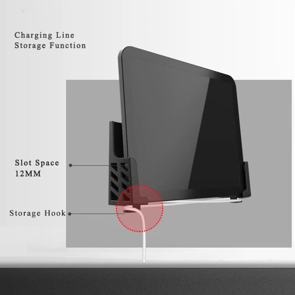 2Pcs Universal Tablet Wall Mount Tablet Stands for Iphone/ Ipad Wall Mount Adjustable Phone Holder Stand Support Desk Bracket