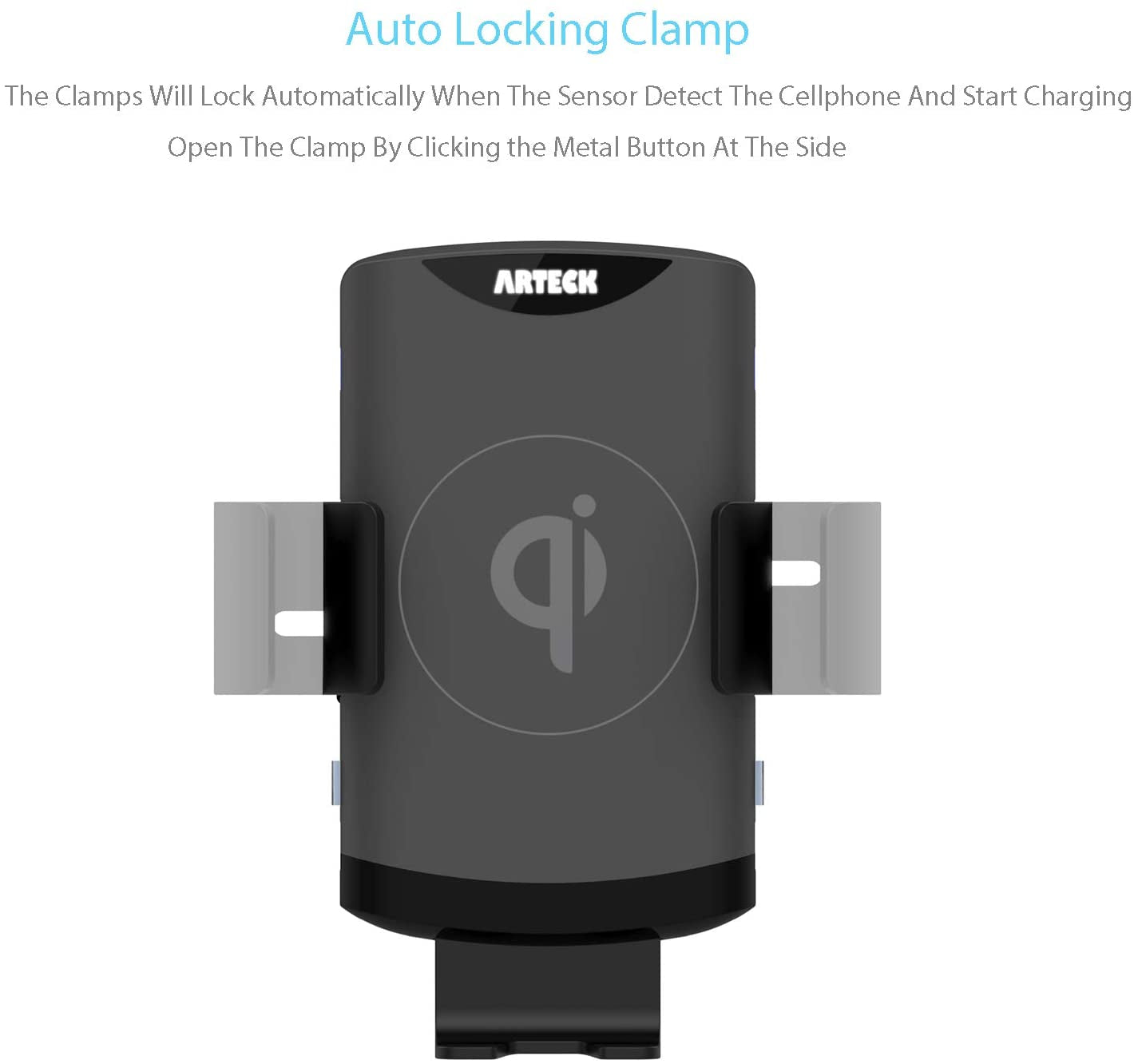 Cargador Rapido Inalambrico Para Auto Coche Cargador De Carro Samsung Y Iphone